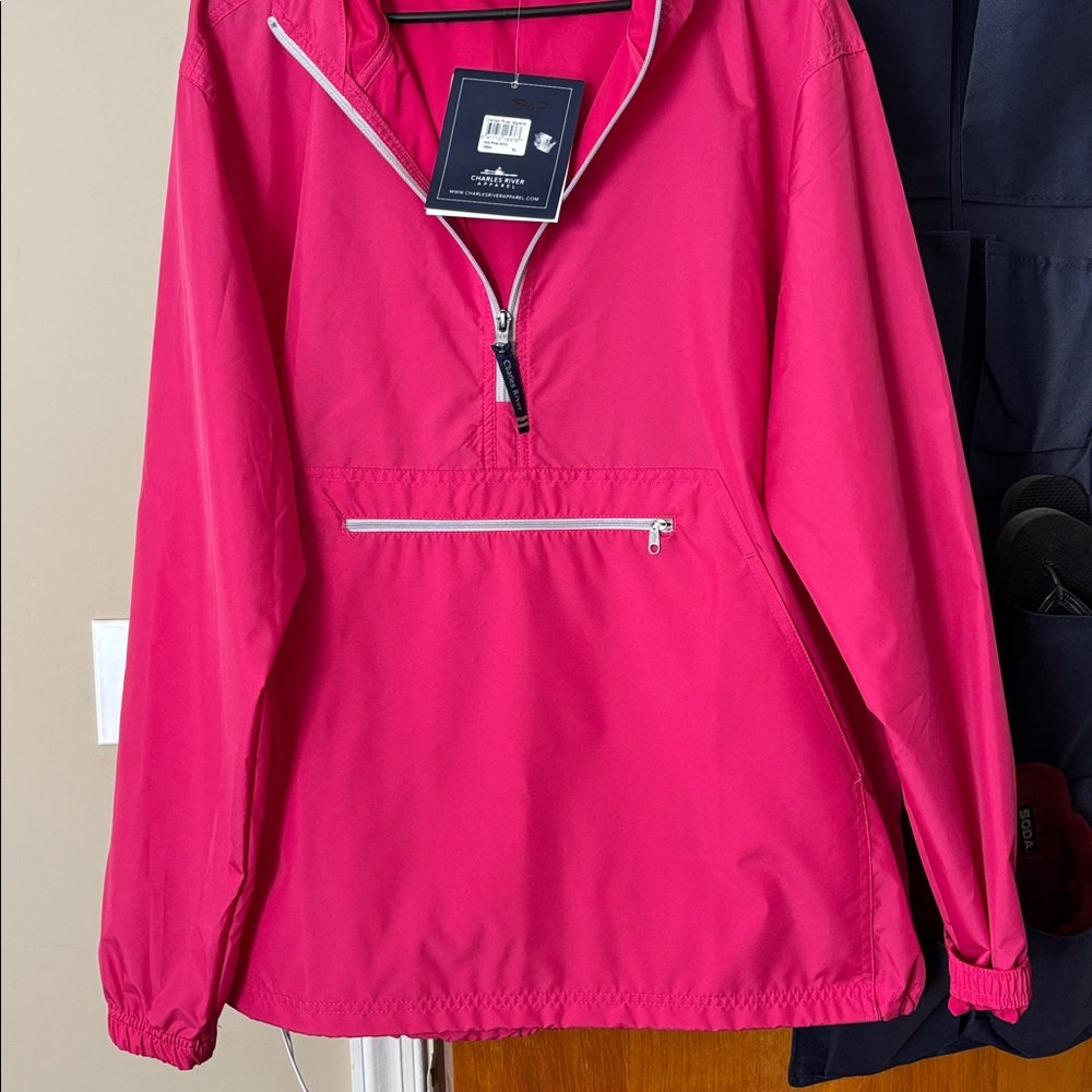 Charles River Apparel Fuchsia Windbreaker